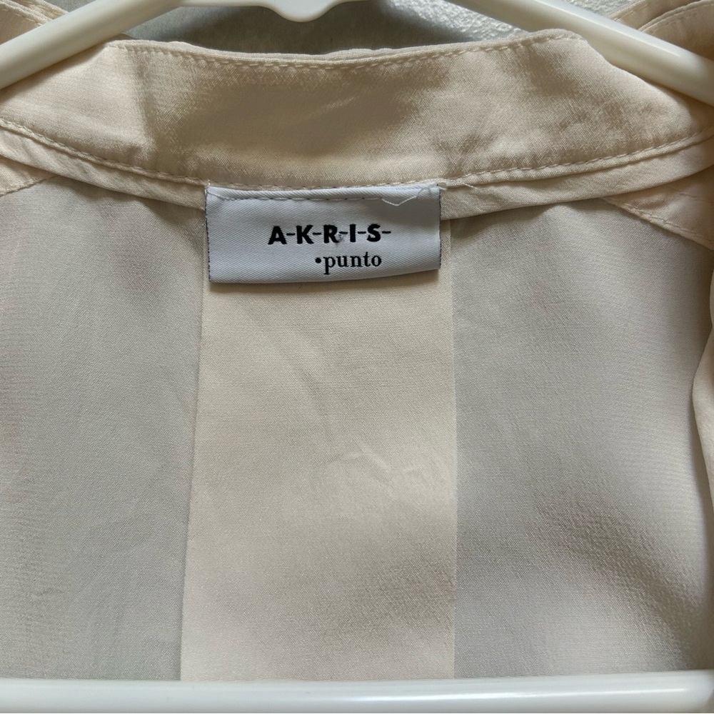 Akris Punto blouse high-neck, long-sleeved top - Picture 3 of 13
